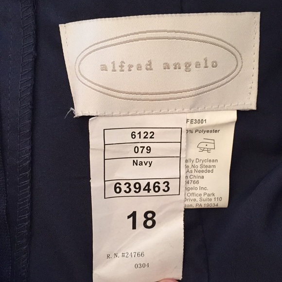 Alfred Angelo A-Line Dress - Navy Blue - Picture 7 of 8